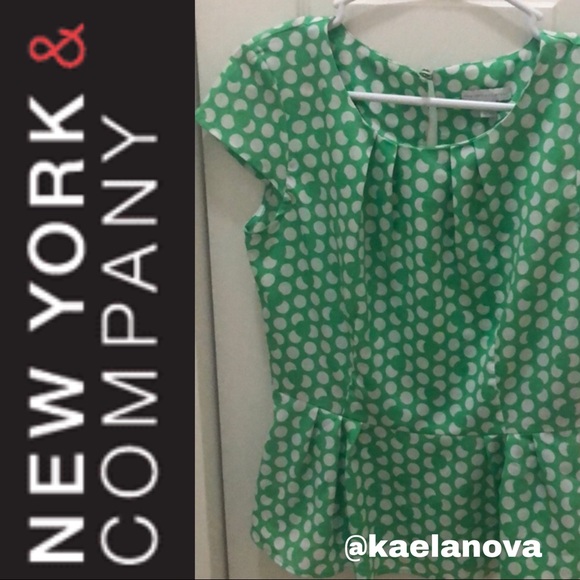 New York & Company Tops - New York and Company Peplum Top